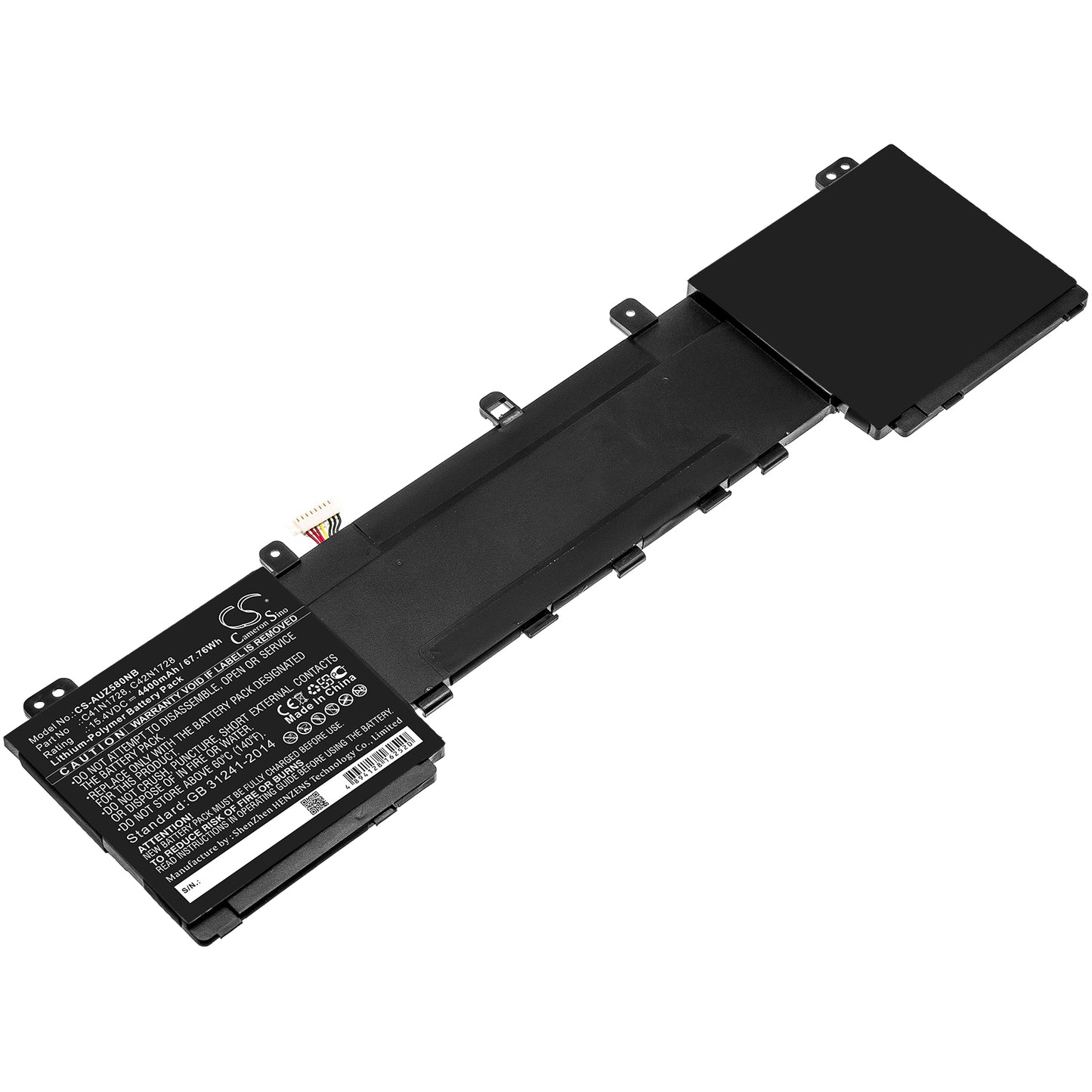 Akku Asus ZenBook Pro 15 UX580GD-BN059T 4400mAh / 67.76Wh