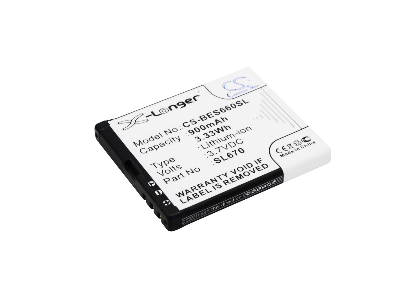 Batteri till Bea-fon SL670 900mAh / 3.33Wh