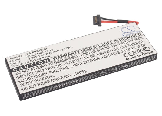 Batteri till Becker Traffic Assist 7928 2100mAh/7.77Wh