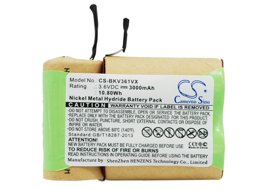Battery for Black&amp;Decker V3610V 3000mAh / 10.80Wh