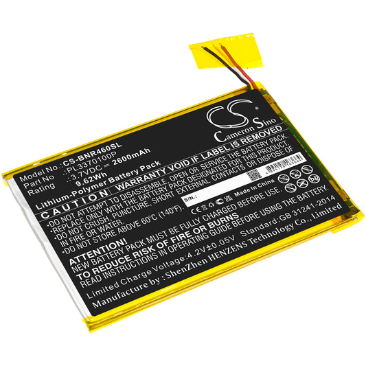 Batteri till Barnes & Noble  BNTV450 2600mAh / 9.62Wh