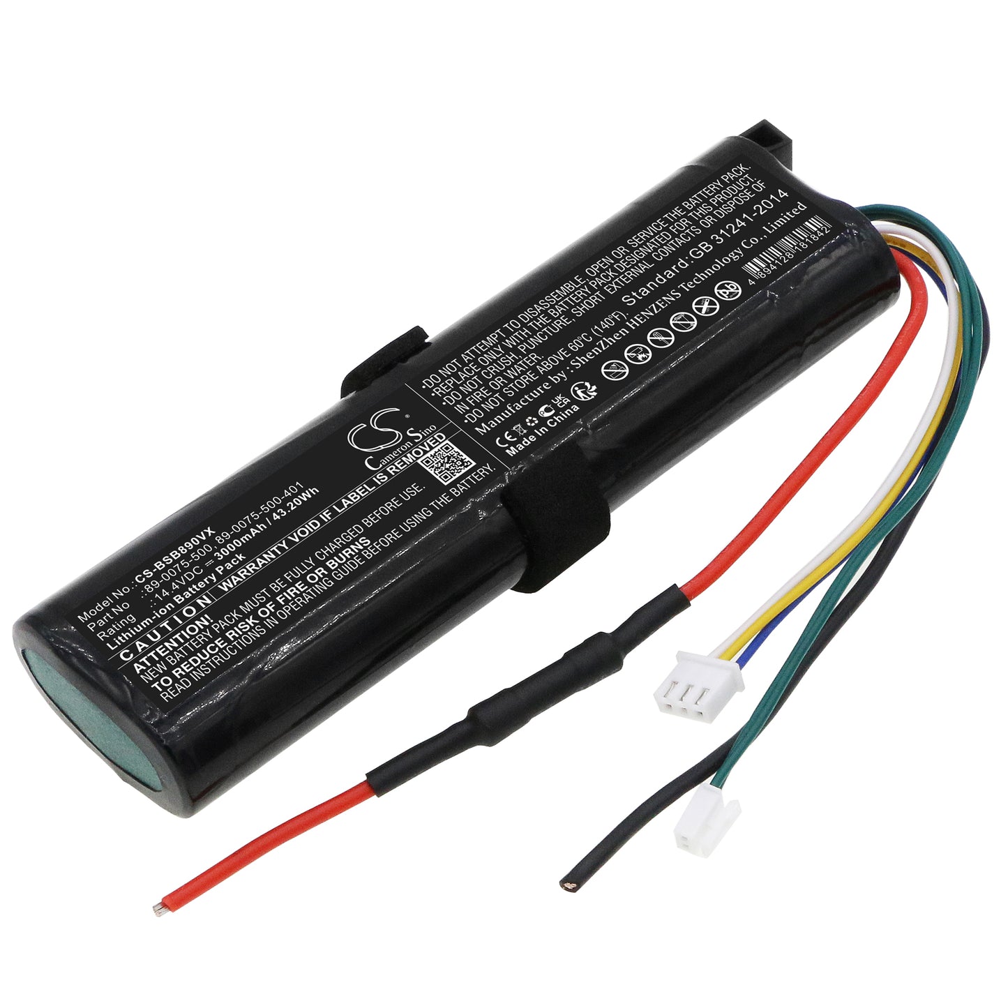 Batteri till Bissell Bolt Vacuum P481-14 3000mAh / 43.20Wh