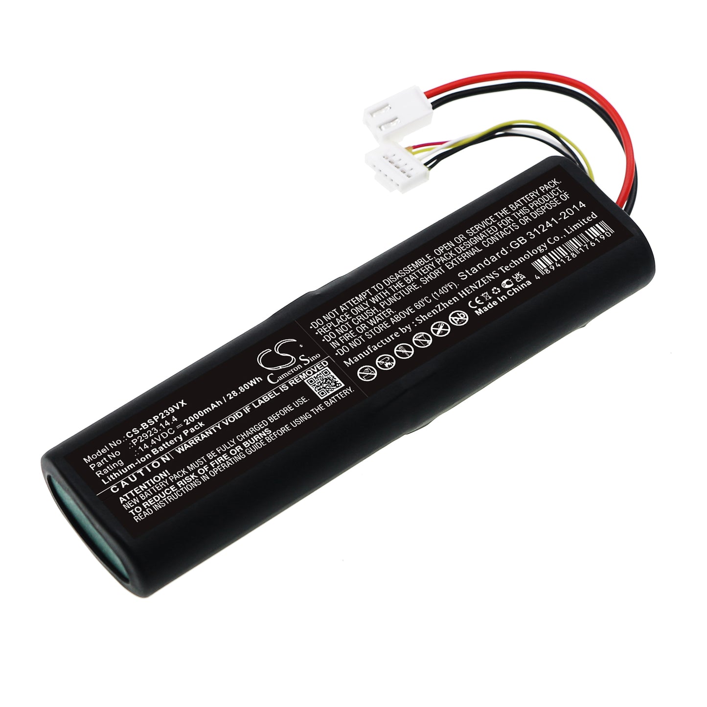 Batteri till Bissell Pet Hair Eraser Adapt Ion XRT  2000mAh / 28.8Wh