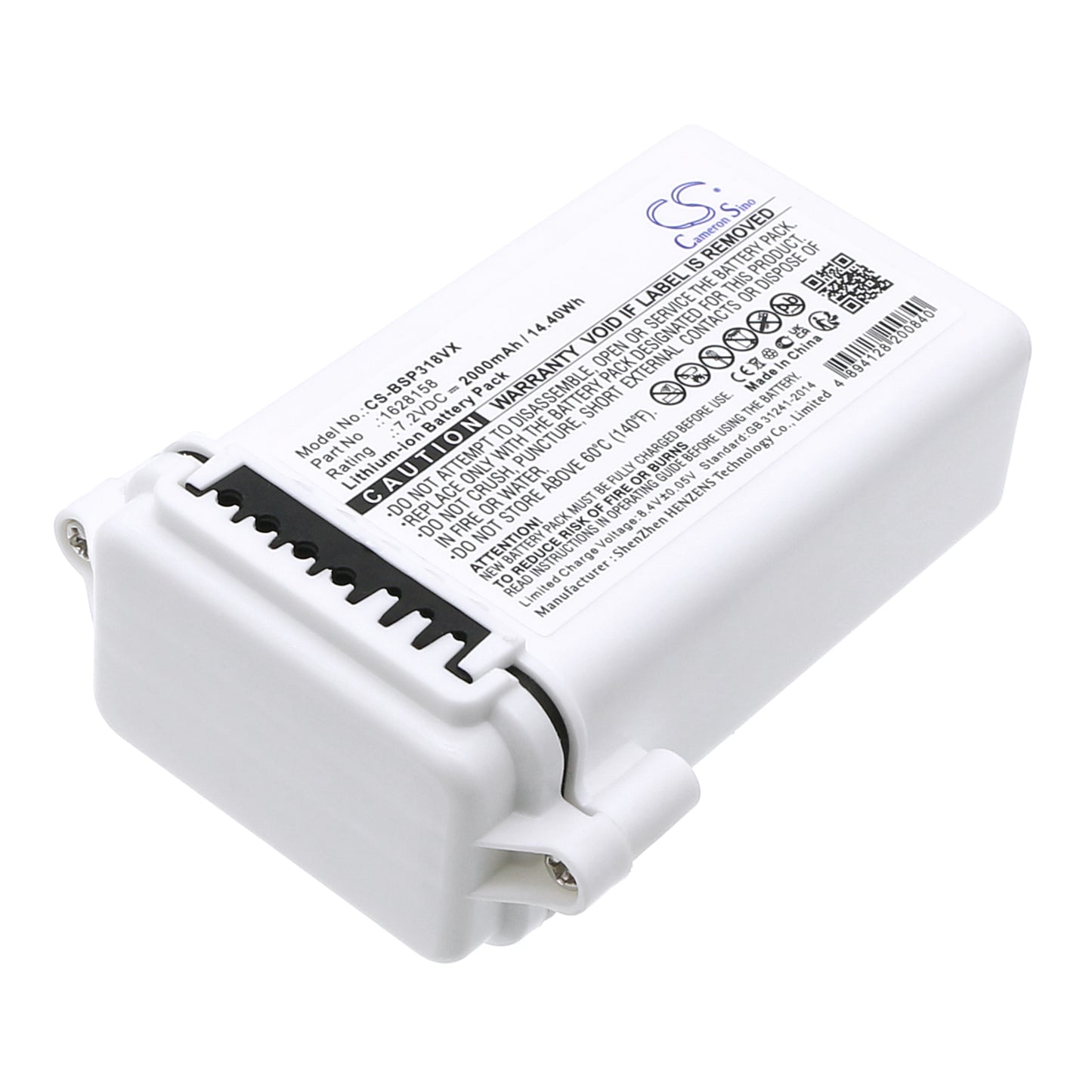 Batteri till Bissell P3000 2000mAh / 14.40Wh
