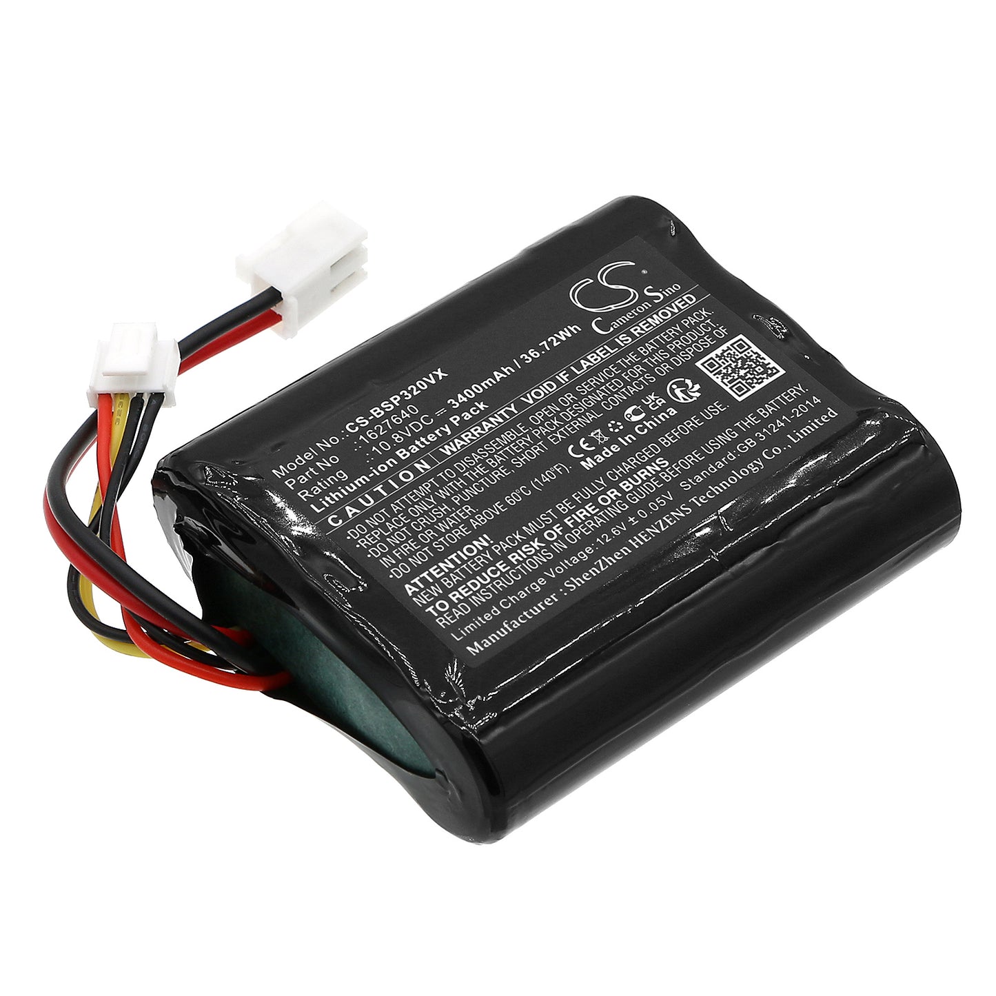 Batteri till Bissell PowerLifter Adapt IonVacuum P2 3400mAh / 36.72Wh
