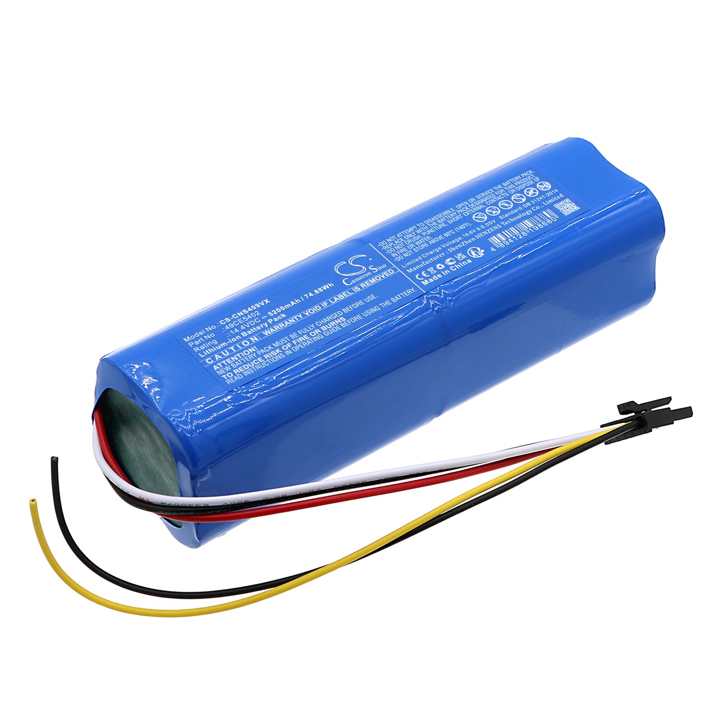 Batteri till CECOTEC  Conga 4090 5200mAh / 74.88Wh