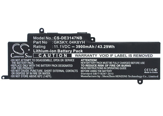 Batteri till DELL Inspiron 13 7352 3900mAh / 43.29Wh