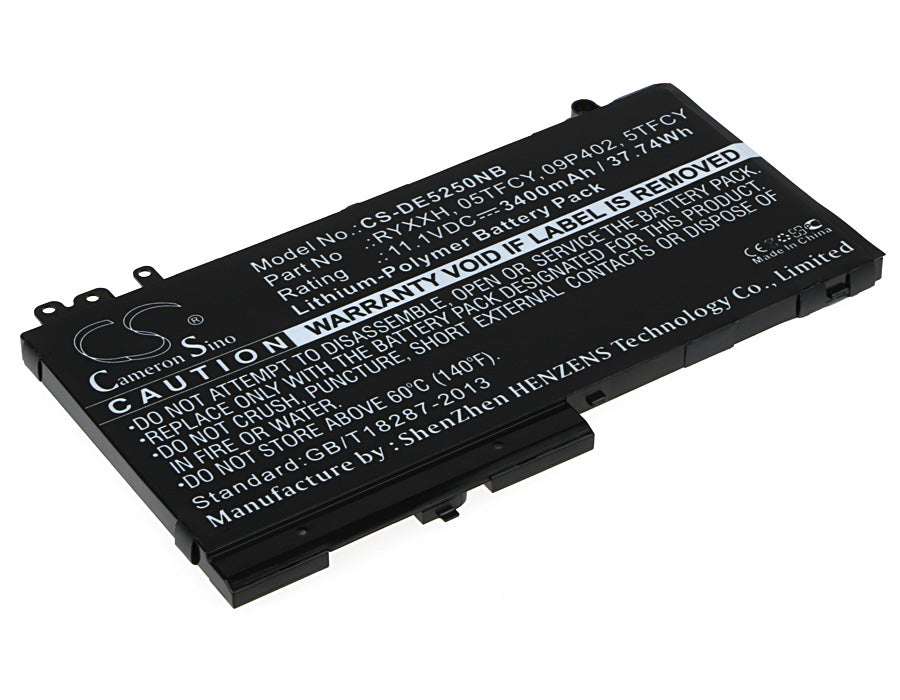 Batteri till DELL Latitude 12 E5250-9839 3400mAh / 37.74Wh