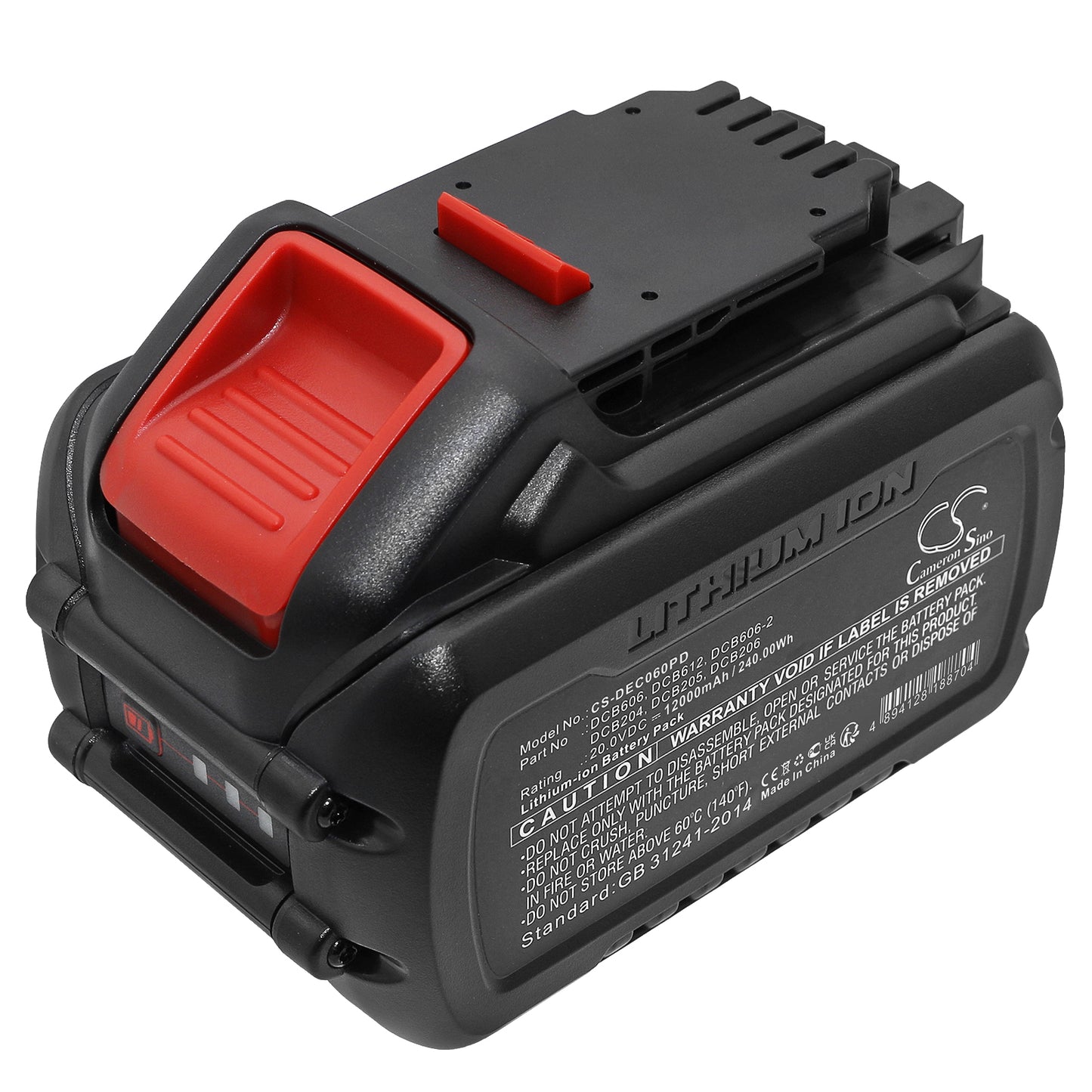 Batteri till DeWalt DCHJ063 12000mAh / 240.00Wh