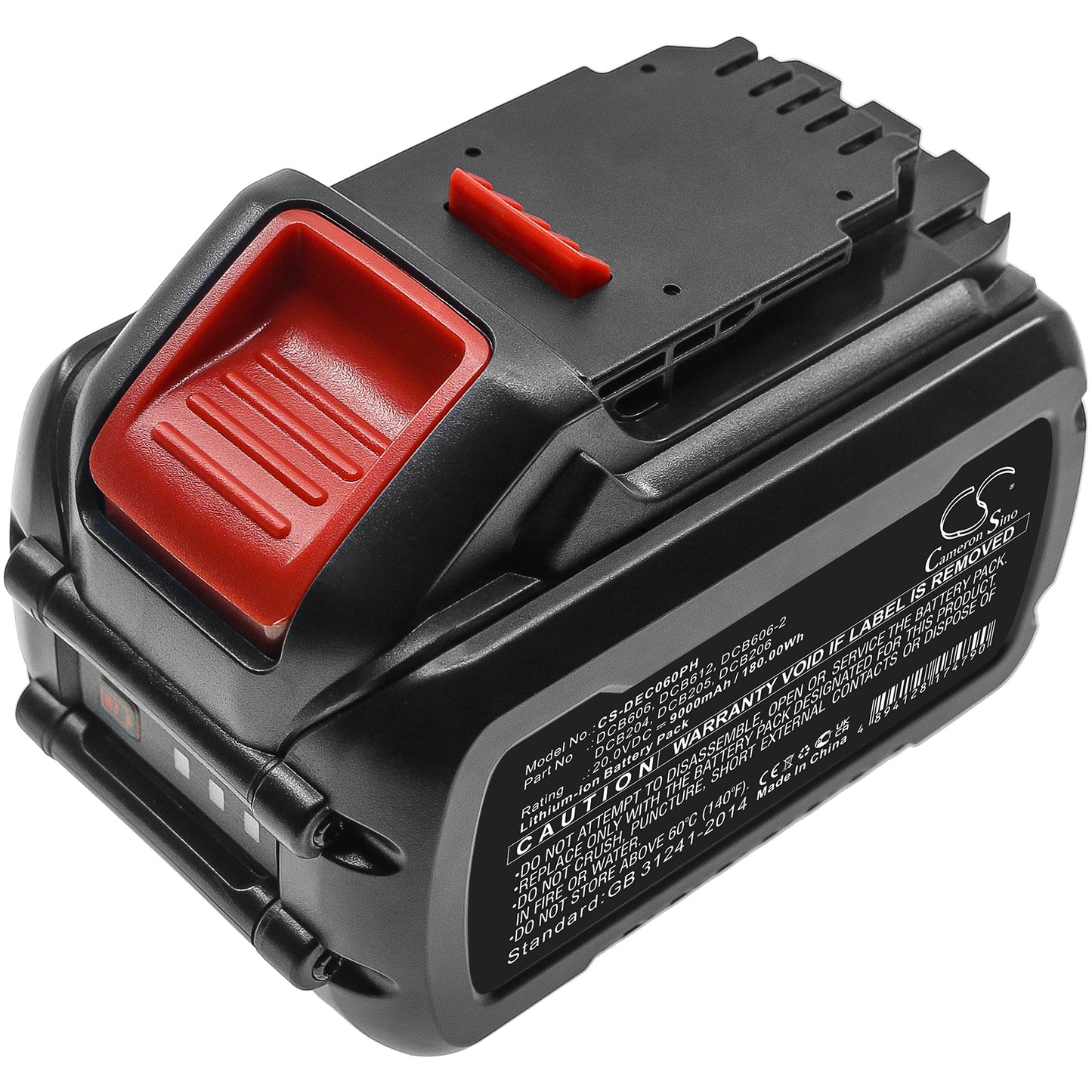 Batteri till DeWalt DCD780B 9000mAh / 180.00Wh