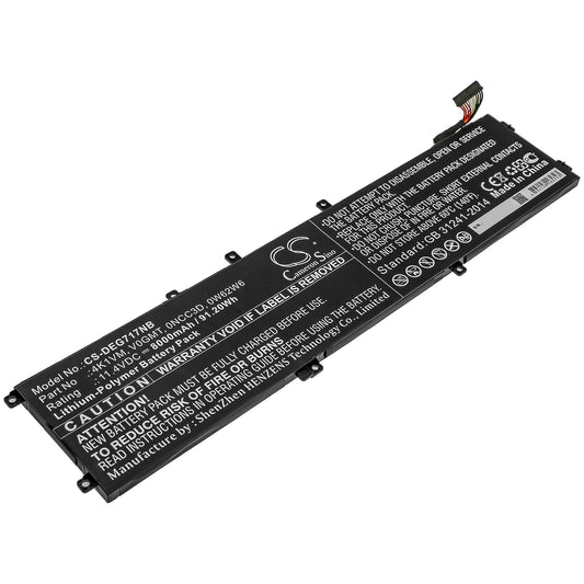 Batteri till DELL G7 17 7700 8000mAh / 91.20Wh