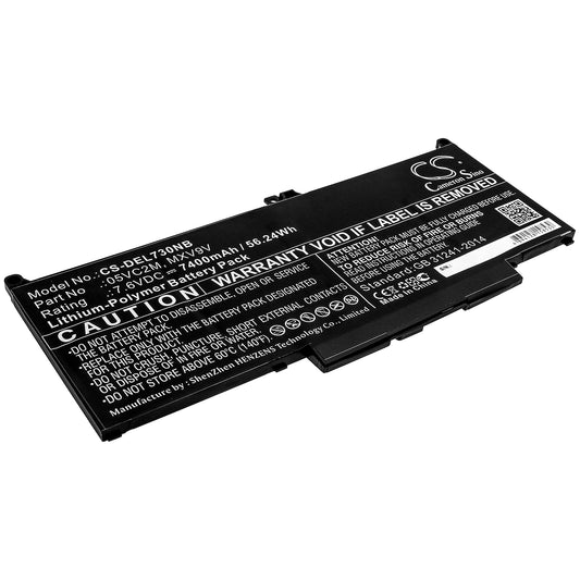 Battery for DELL N001L5300-D1306CN 7400mAh / 56.24Wh