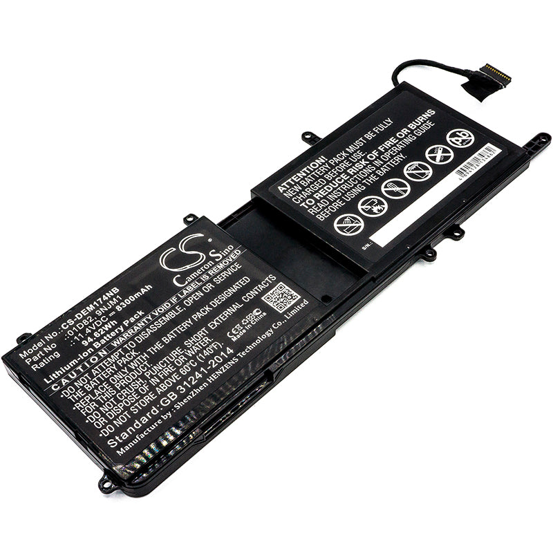 Battery for DELL ALW17C-D3748S 8300mAh / 94.62Wh
