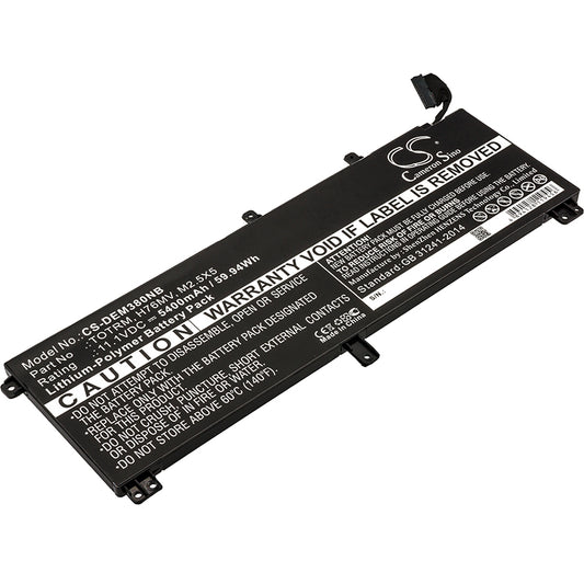 Batteri till DELL XPS 15D-4723 5400mAh / 59.94Wh