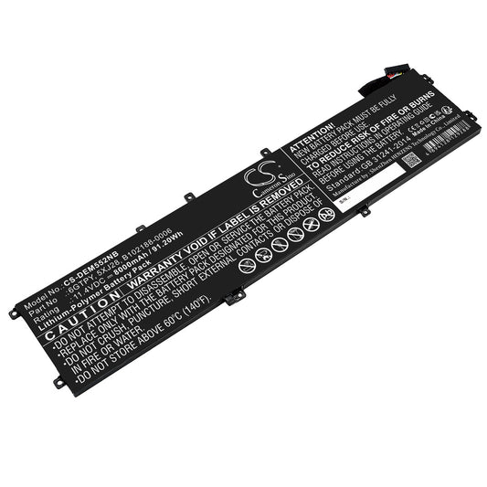 Akku DELL XPS 15-9570-D1605 8000mAh / 91.20Wh