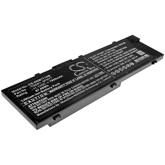 Battery for DELL Precision M7710 7900mAh / 87.69Wh