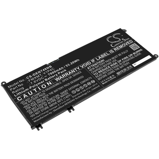Batteri till DELL Chromebook 13 3380-7TFG4H 7000mAh / 53.20Wh