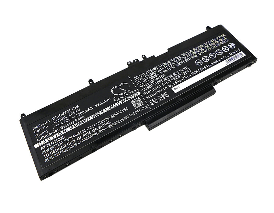 Batteri till DELL Latitude E5570 7300mAh / 83.22Wh