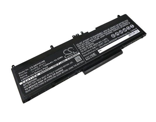 Batteri till DELL Precision 3510 Workstation 7300mAh / 83.22Wh