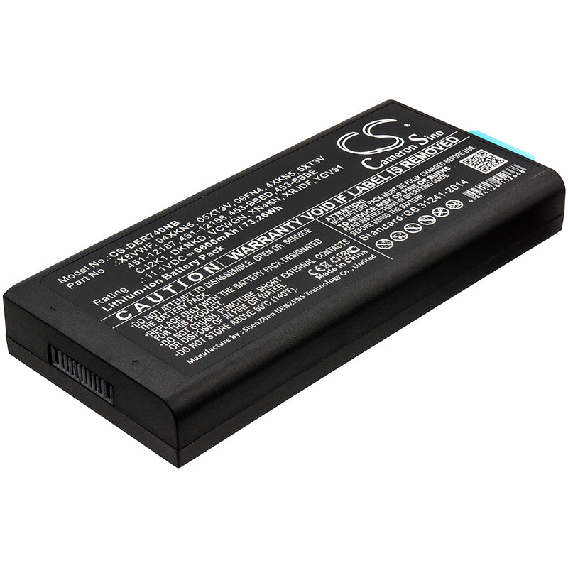 Batteri till DELL Latitude E7404 6600mAh / 73.26Wh