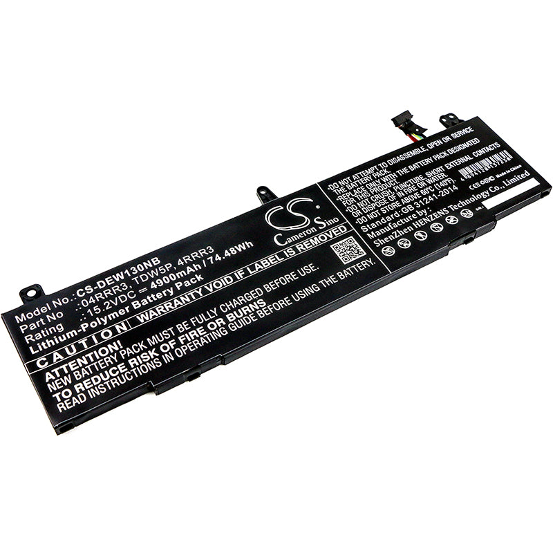 Batteri till DELL Alienware 13(ALW13C-D2838) 4900mAh / 74.48Wh