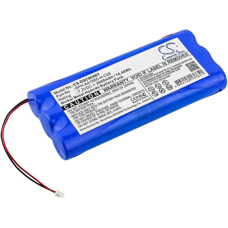 Battery for DSC 9047 Powerseries security syst 2000mAh / 14.40Wh