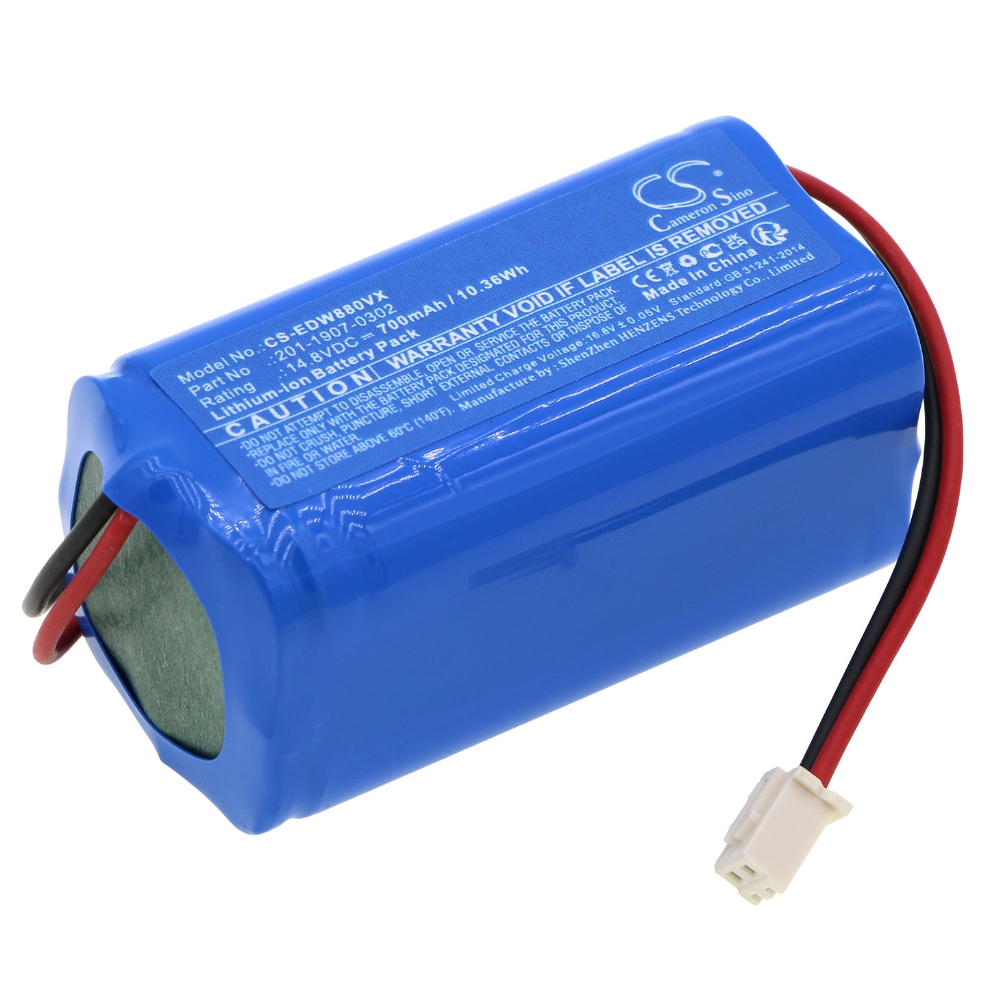 Batteri till Ecovacs  W880 700mAh / 10.36Wh
