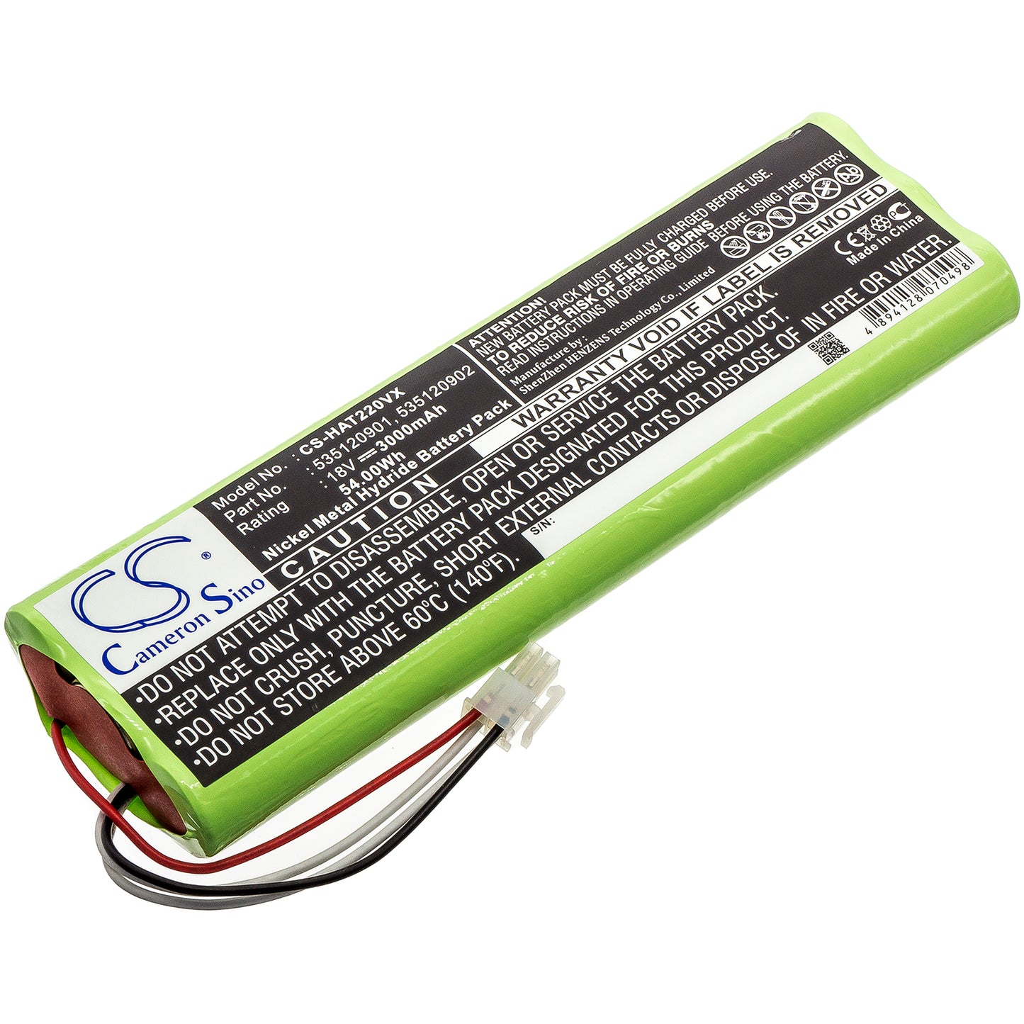 Batteri till Husqvarna Solarmower 1996 3000mAh / 54.00Wh