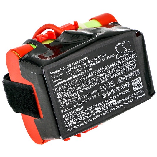 Batteri till Gardena McCulloch Rob R600 1500mAh / 27.75Wh