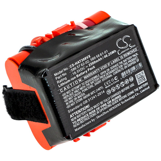 Batteri till Gardena R50Li 2017 2500mAh / 46.25Wh