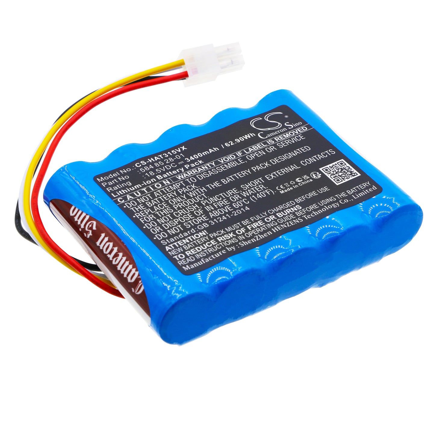 Batteri till Husqvarna Automower 315 Model 2015 3400mAh / 62.90Wh