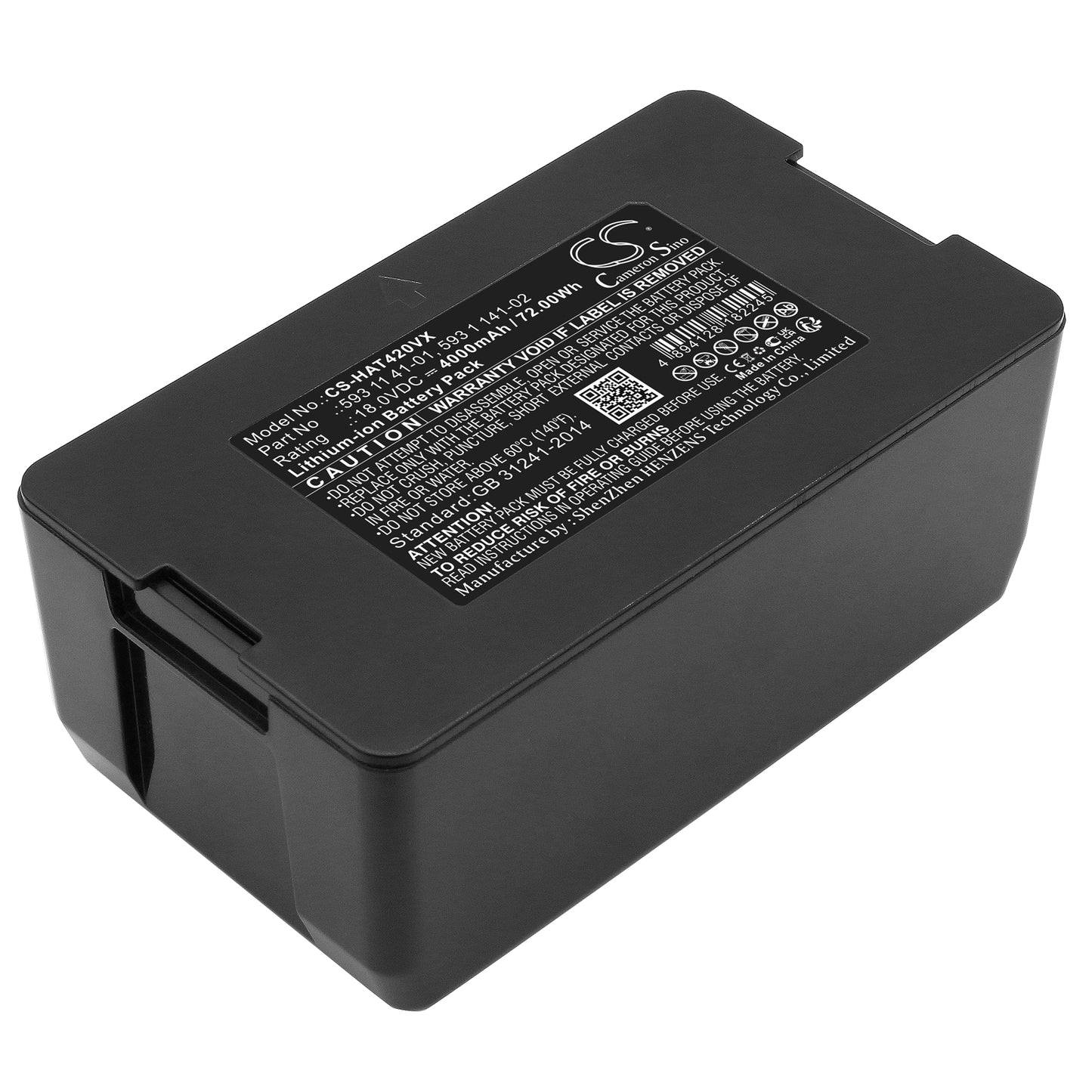 Batteri till Husqvarna Automower 320 2014 4000mAh / 72.00Wh