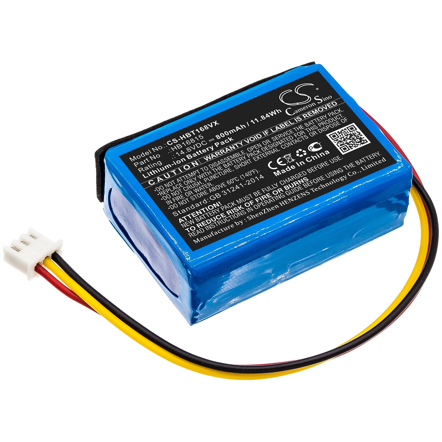 Battery for HOBOT 168 800mAh / 11.84Wh