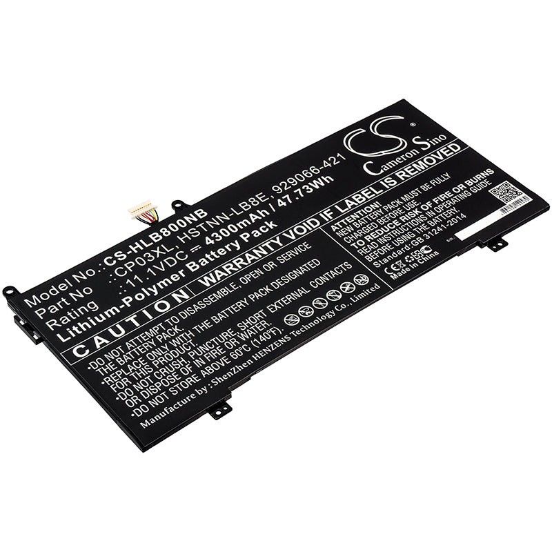 Batteri till HP Spectre X360 13-AE003TU 4300mAh / 47.73Wh