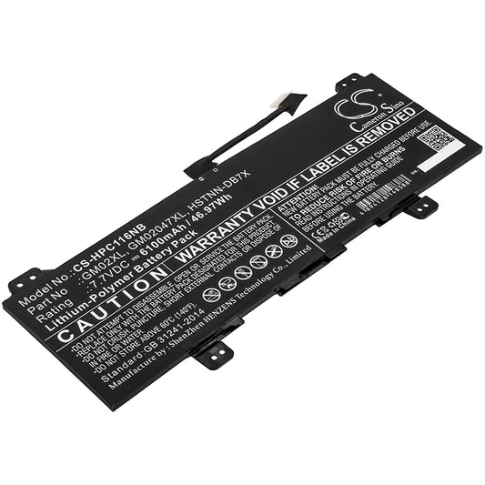 Battery for HP Chromebook 14 G5 6100mAh / 46.97Wh