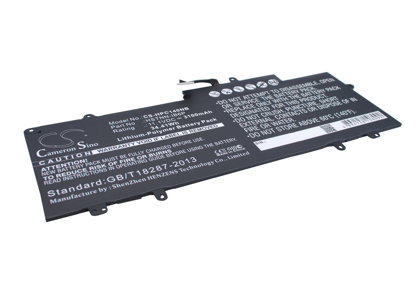 Akku HP Chromebook 14 G3(K5F83AA) 3100mAh / 34.41Wh