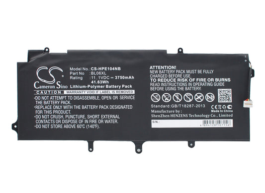 Batteri till HP EliteBook Folio 1040 G1 (G3J52 3750mAh / 41.63Wh