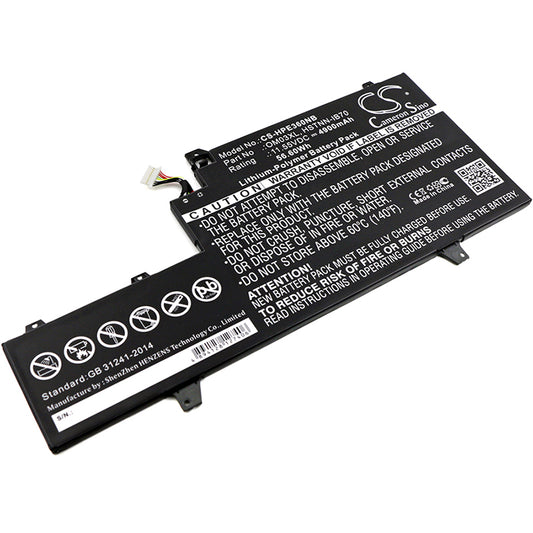 Battery for HP ELITEBOOK X360 1030 G2 1MY56EC 4900mAh / 56.60Wh