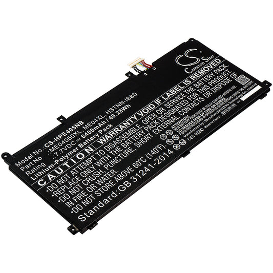 Battery for HP Elite x2 1013 G3 2TT12EA 6400mAh / 49.28Wh