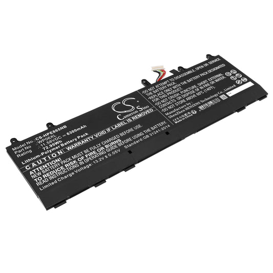 Battery for HP EliteBook 860 G9 5Z6B5EA 6300mAh / 72.95Wh