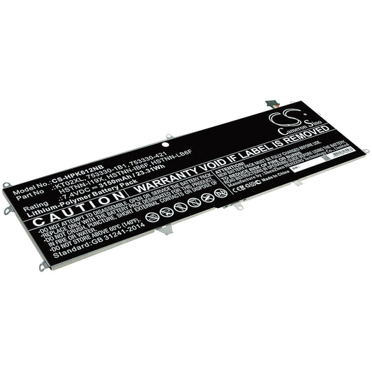 Batteri till HP Pro X2 612 G1 Keyboard 3150mAh / 23.31Wh