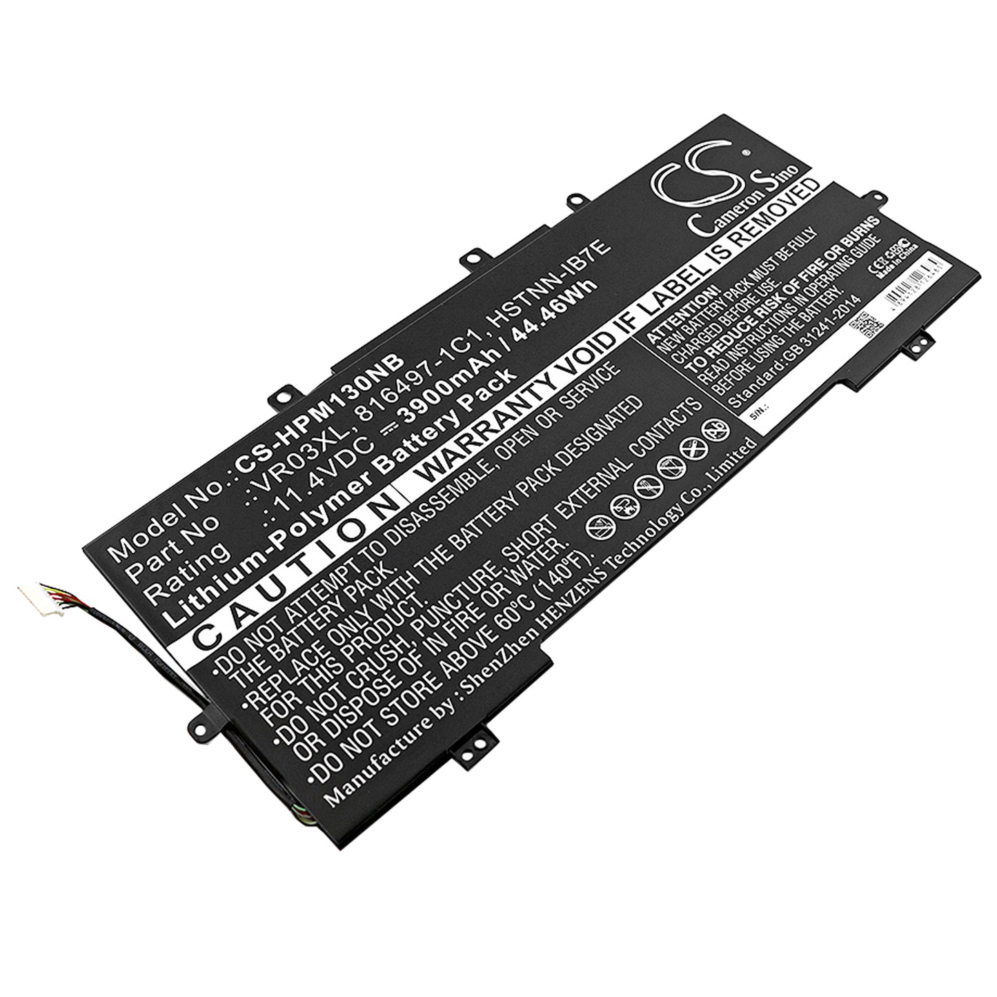 Battery for HP Envy 13-d010nw 3900mAh / 44.46Wh