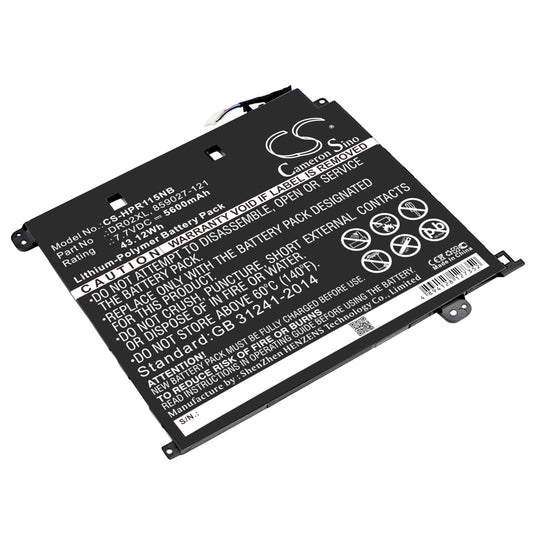 Batteri till HP Chromebook 11 G5(X9U05UT) 5600mAh / 43.12Wh