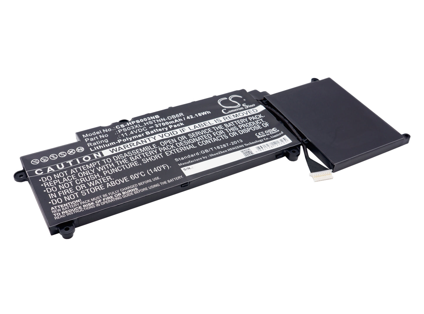 Battery for HP Stream 11-R010NR 3700mAh / 42.18Wh