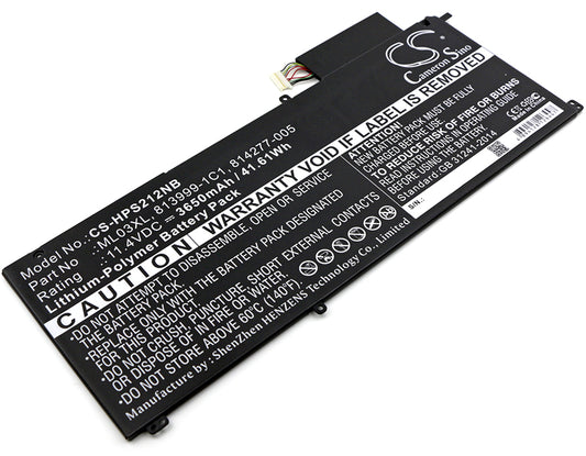 Batteri till HP Spectre X2 12-A000NA 3650mAh / 41.61Wh