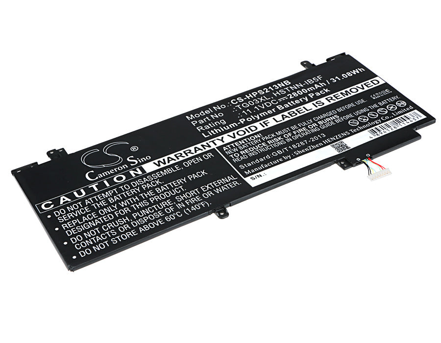 Batteri till HP Split X2 13-F010DX 2800mAh / 31.08Wh