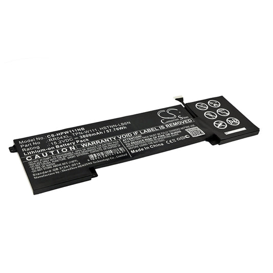 Batteri till HP OMEN PRO 15-L9H60UT 3800mAh / 57.76Wh