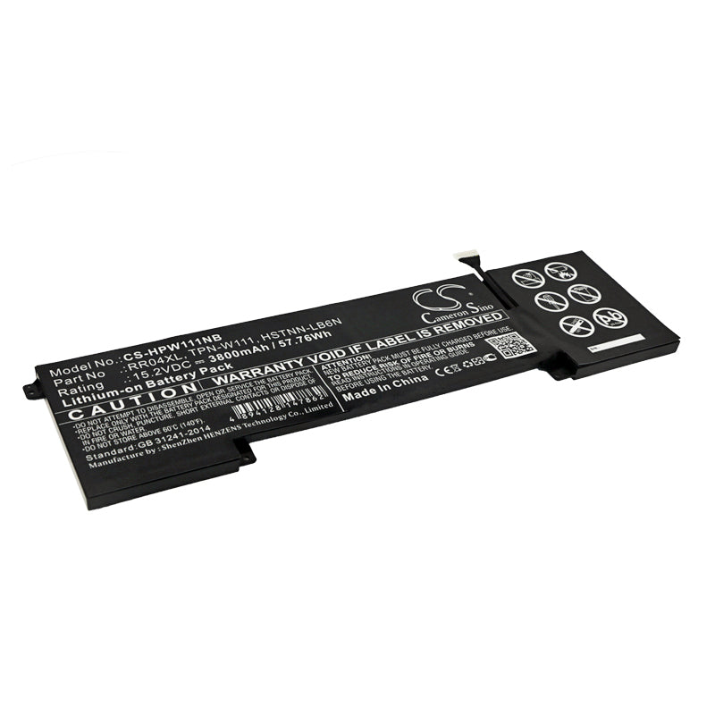 Batteri till HP OMEN PRO 15-L9U78AA 3800mAh / 57.76Wh