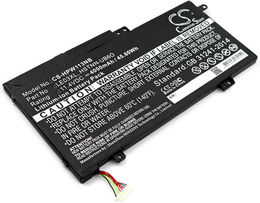 Batteri till HP Pavilion x360 15-BK011NA 4000mAh / 45.60Wh