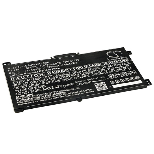 Batteri till HP Pavilion X360 14-BA102TX 3500mAh / 40.43Wh